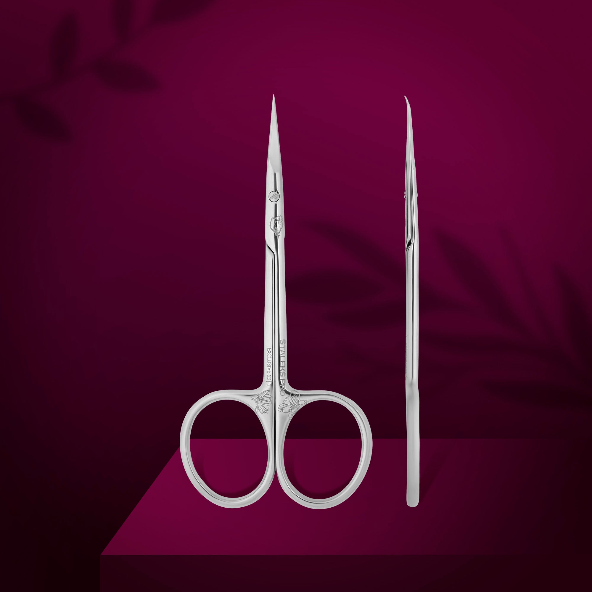 Professional cuticle scissors EXCLUSIVE 23 TYPE 1 (Magnolia) image 0